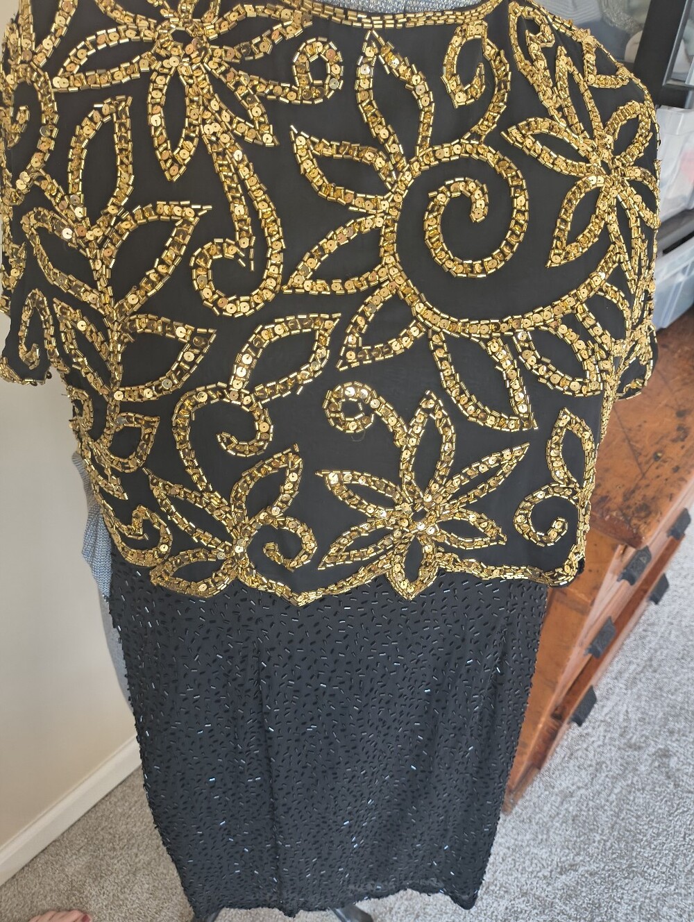 Vintage Beaded Dress